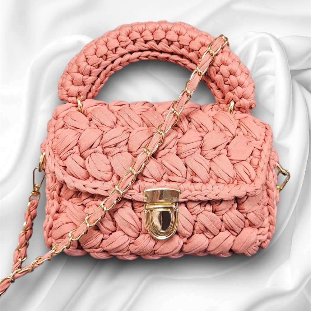 Luxury Marshmallow Crochet Bag